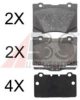 HONDA 45022SJAE00 Brake Pad Set, disc brake